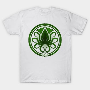 HAIL CTHULHU! - Squamous Green on White Edition T-Shirt